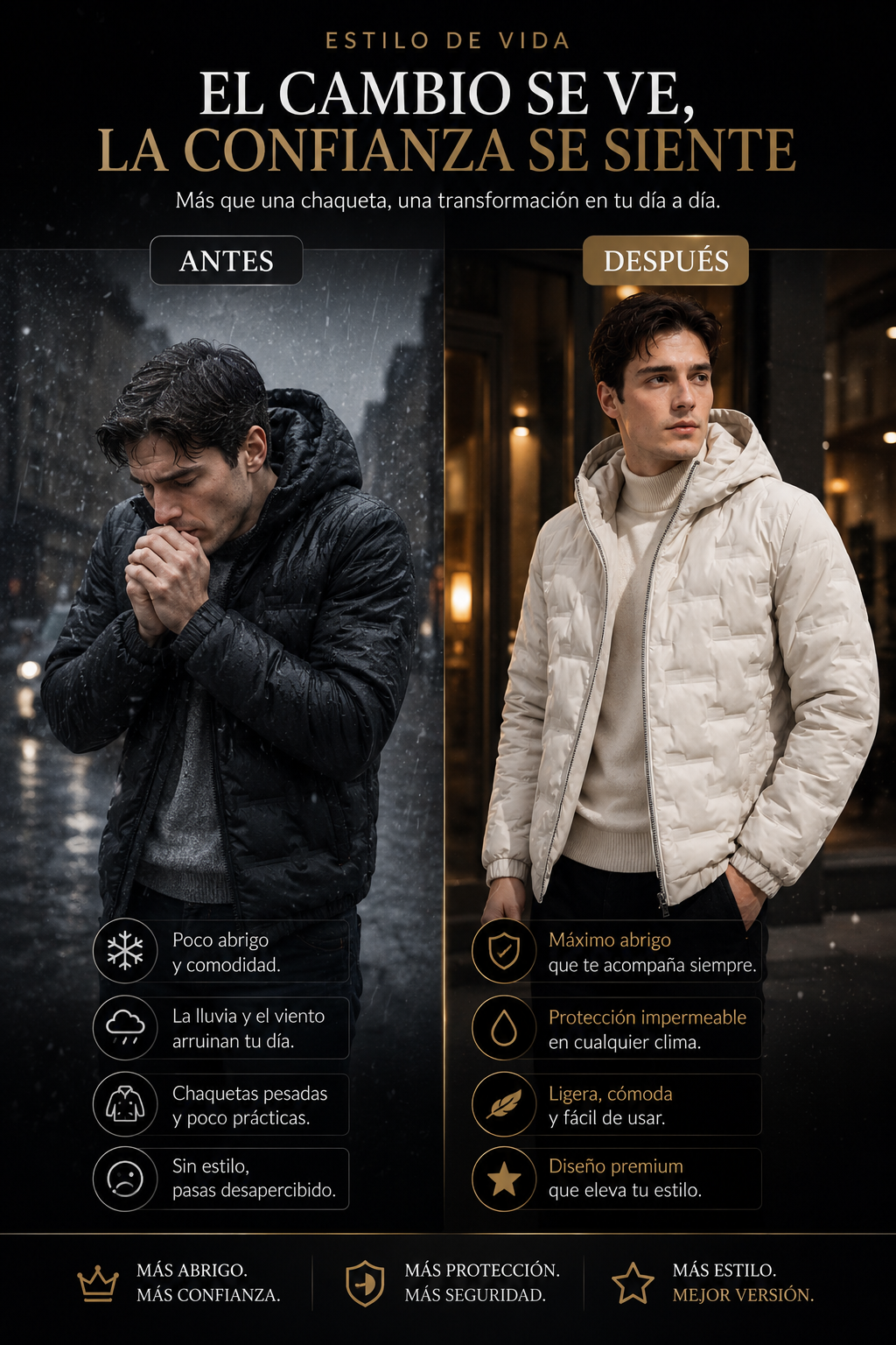 CASACA INVIERNO-IMPORTADO PREMIUM-NAPOLITANO