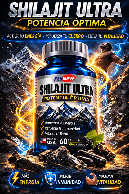 SHILAJIT ULTRA – POTENCIA NATURAL PARA TU ENERGÍA Y VITALIDAD