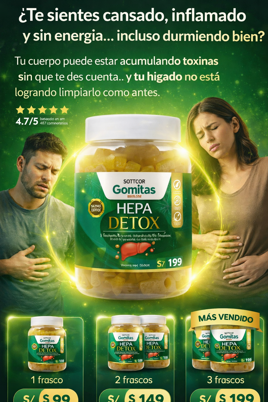 Gomitas Hepa Detox – Limpieza y Desintoxicación del Hígado , mayor energía
