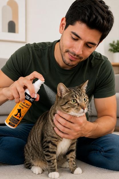 ZÖE-PET-PET SKIN TREATMENT SPRAY-TU MASCOTA FELIZ