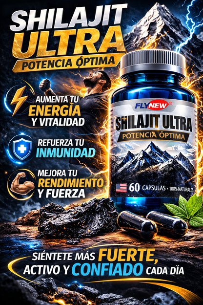 SHILAJIT ULTRA – POTENCIA NATURAL PARA TU ENERGÍA Y VITALIDAD