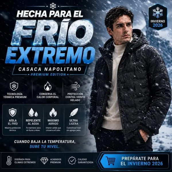 CASACA INVIERNO-IMPORTADO PREMIUM-NAPOLITANO