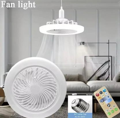 VENTILADOR CON LUZ LED MULTIFUNCIÓN – FOCO