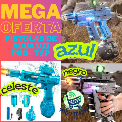 PISTOLA DE AGUA UZI PRO - TSP
