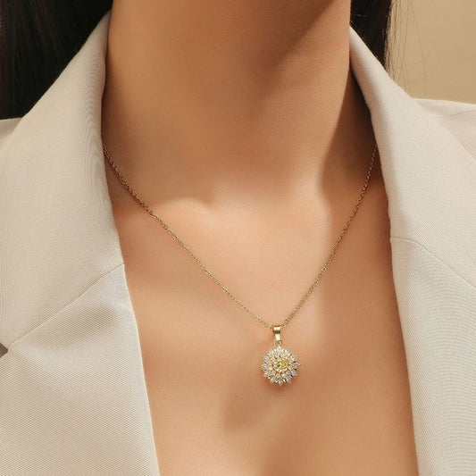 Collar Girasol Giratorio 🌻