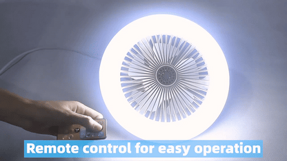 VENTILADOR CON LUZ LED MULTIFUNCIÓN – FOCO