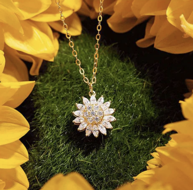Collar Girasol Giratorio 🌻